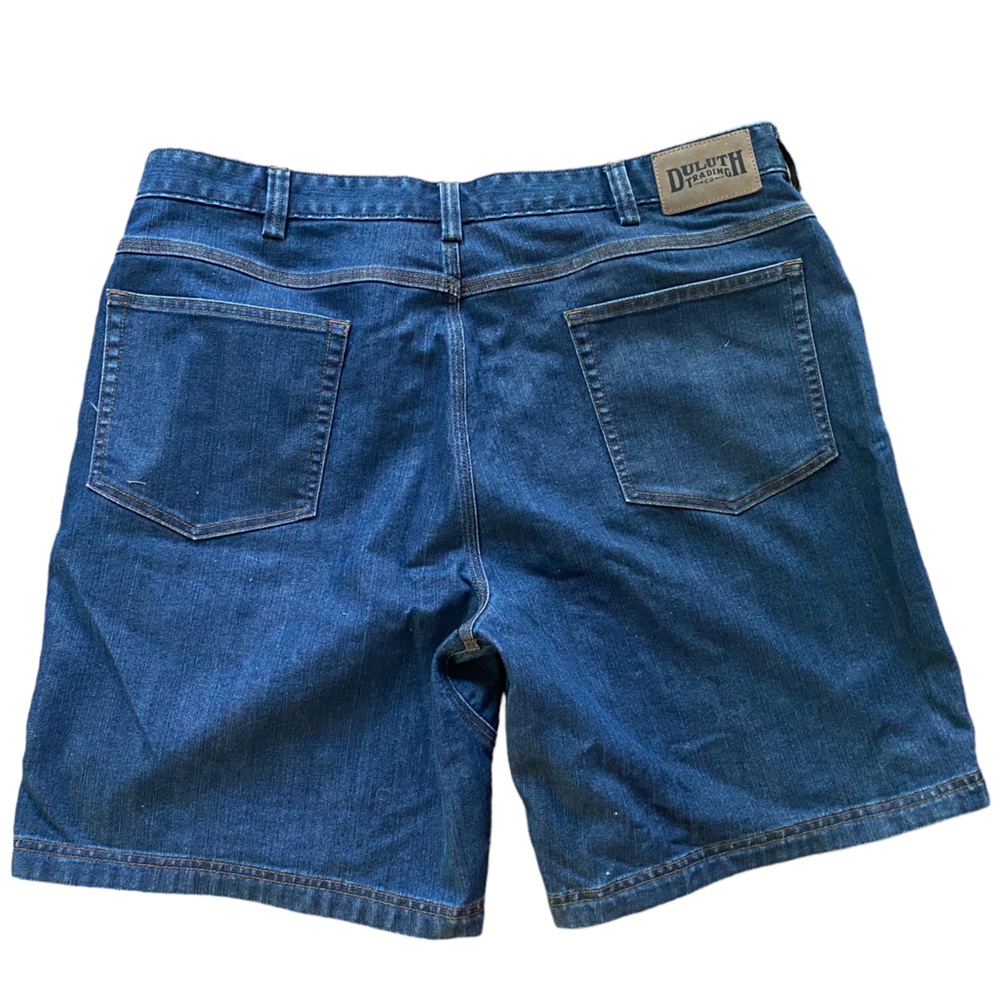 Duluth men’s flex ballroom relaxed fit blue jean shorts size 40 - Picture 2 of 5